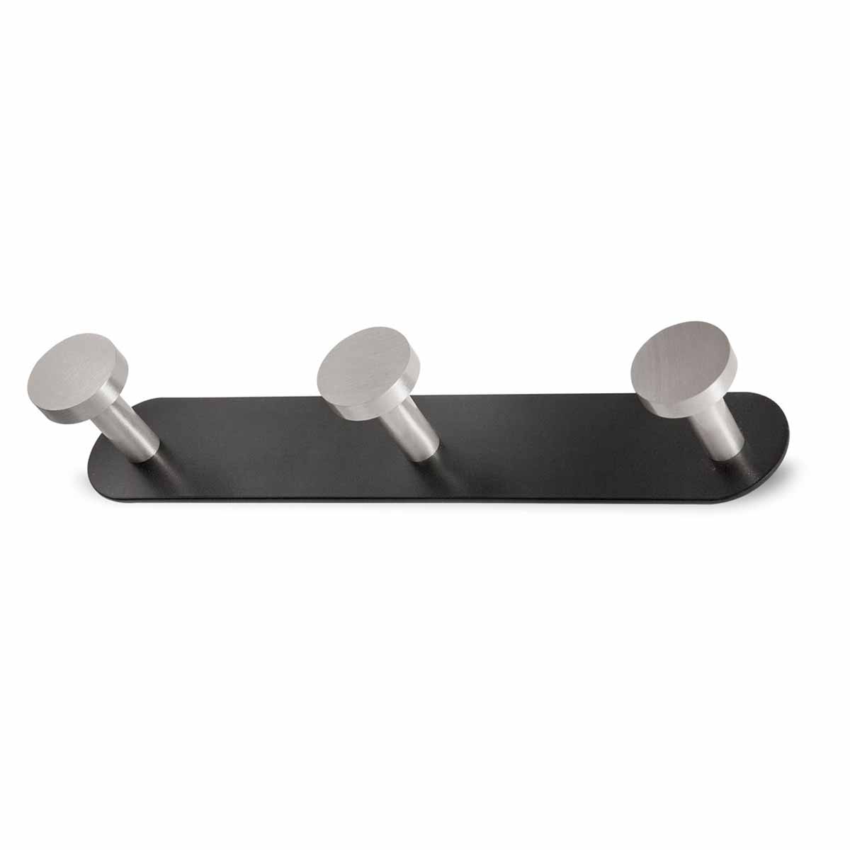 Κρεμάστρα Τοίχου 3 Θέσεων Grekon 453 Black