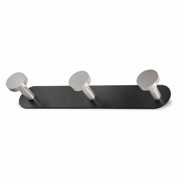 Κρεμάστρα Τοίχου 3 Θέσεων Grekon 453 Black