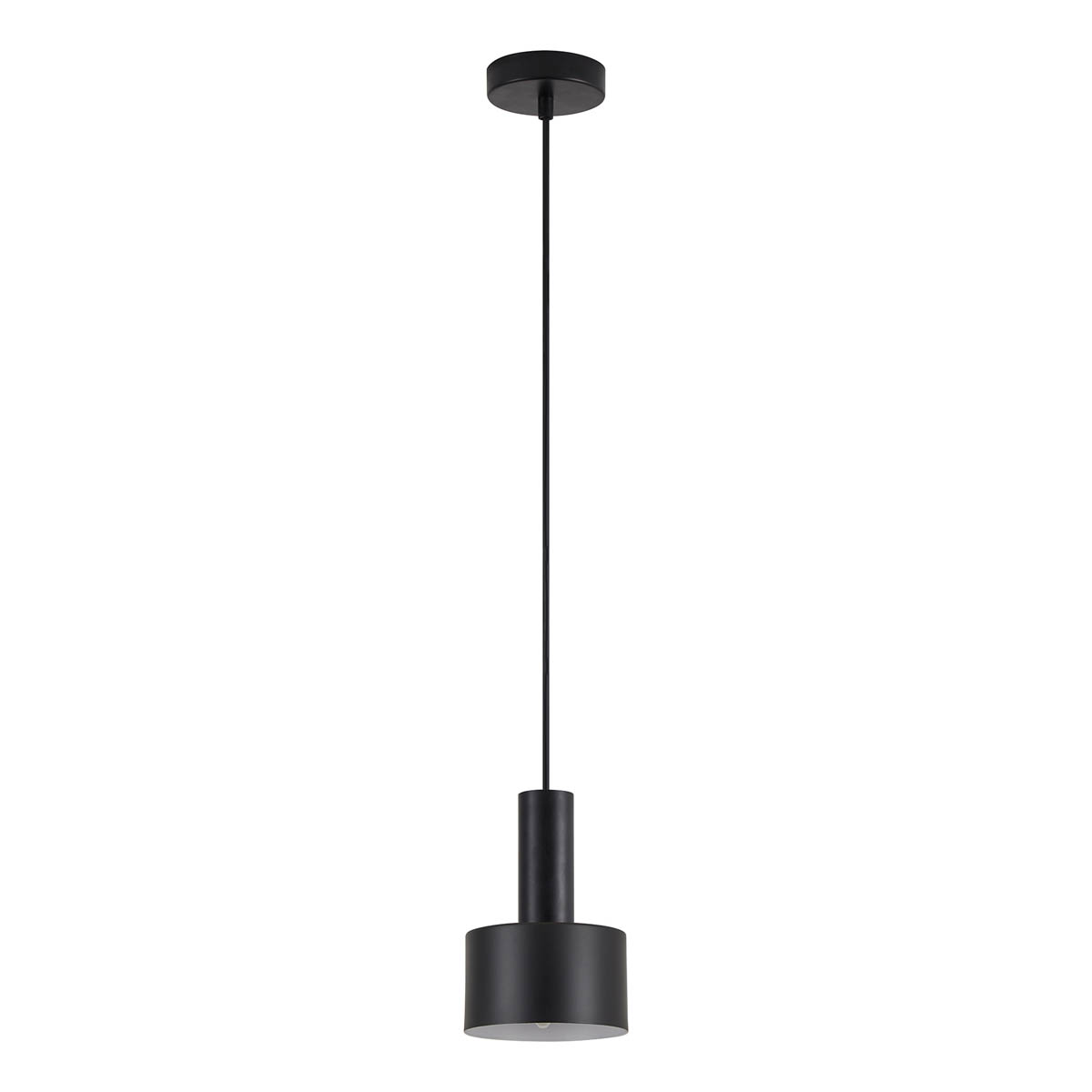 Φωτιστικό Οροφής Μονόφωτο Homelighting 77-8540 Black