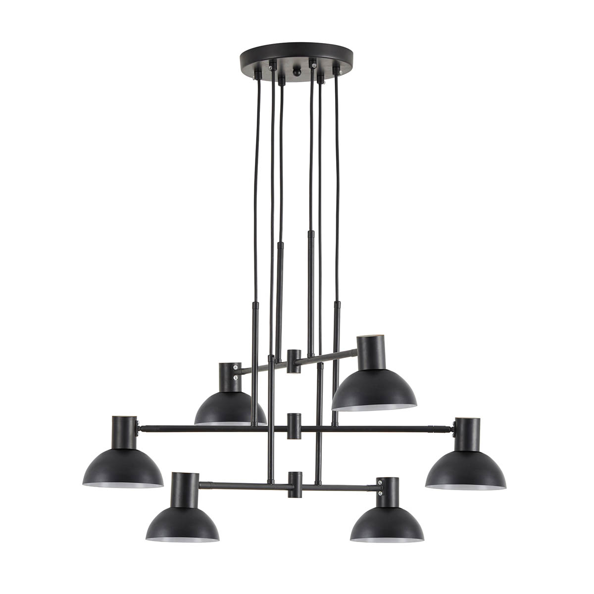 Φωτιστικό Οροφής Πολύφωτο Homelighting 77-8881 Black
