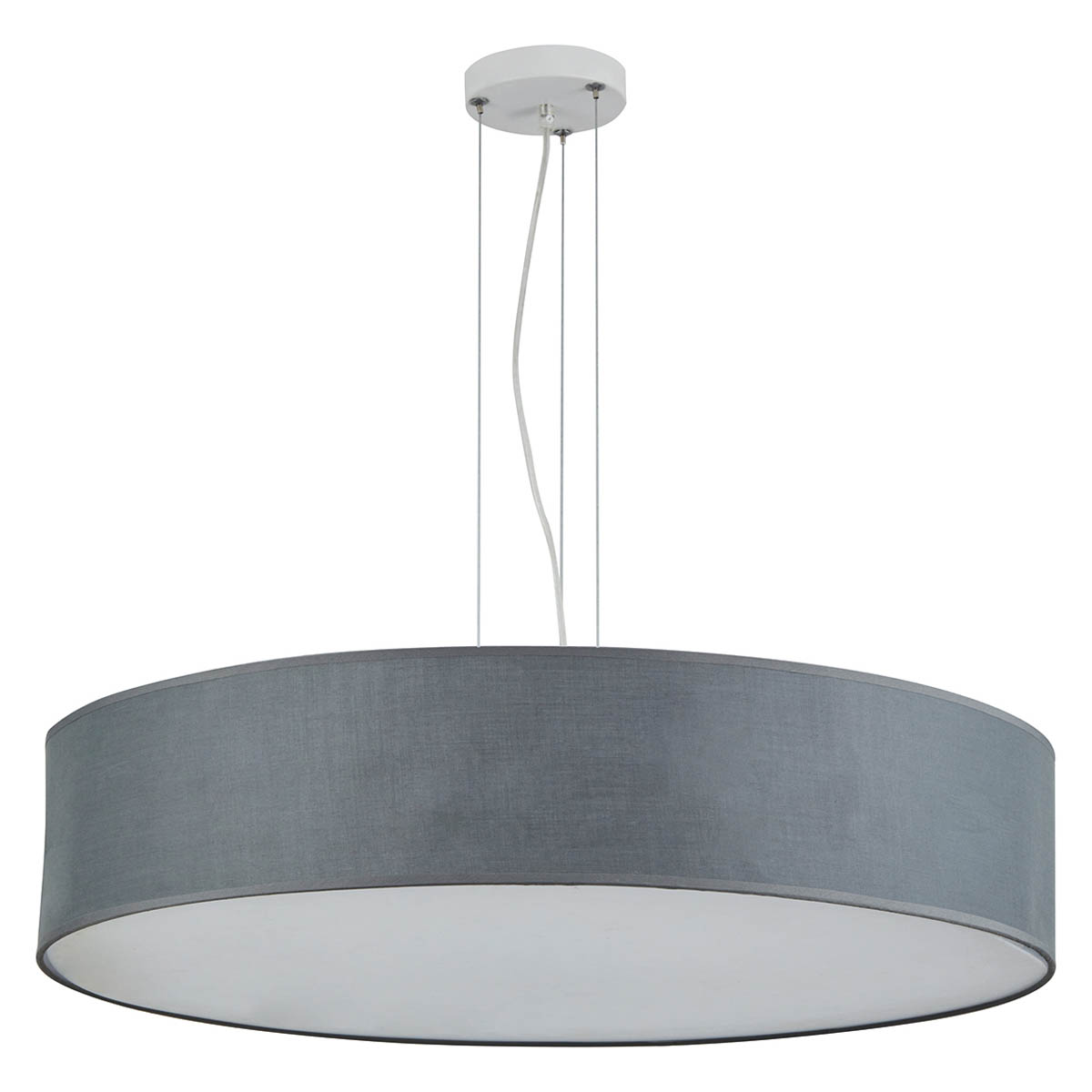 Φωτιστικό Οροφής Τρίφωτο Homelighting Cozy 77-8237 Grey Φωτιστικά Κρεμαστά Spitishop