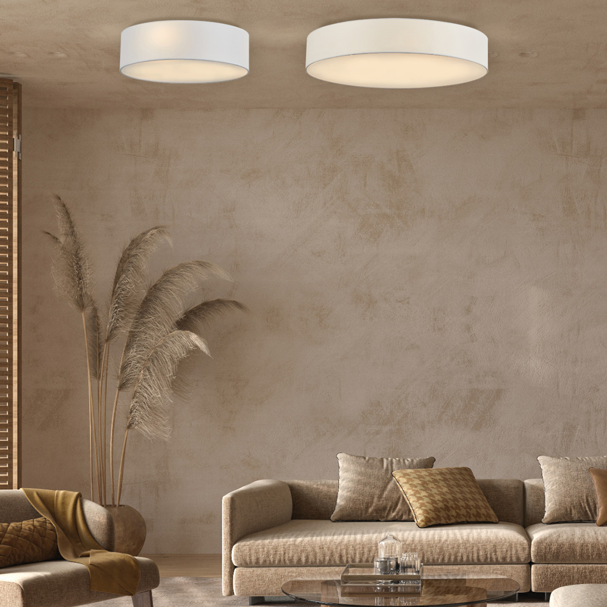 Φωτιστικό Οροφής Τρίφωτο Homelighting Cozy 77-8239 White