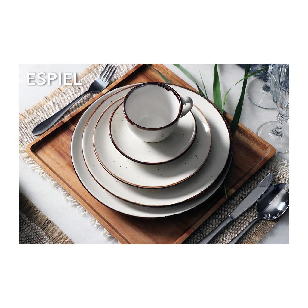 Πιάτο Φαγητού Ρηχό (Φ26 5) Espiel Terra Cream Tlk101K6 Είδη Σερβιρίσματος Πιάτα & Σερβίτσια Ρηχά Spitishop