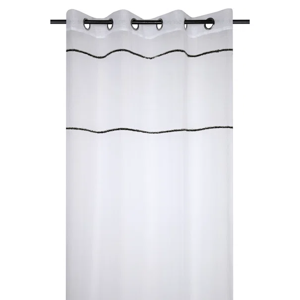 Κουρτίνα (140x260) Με Τρουκς S-F Goma Blanc R6B680001VL