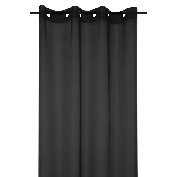 Κουρτίνα (140x280) Με Τρουκς S-F Monna Noir R91697015VL