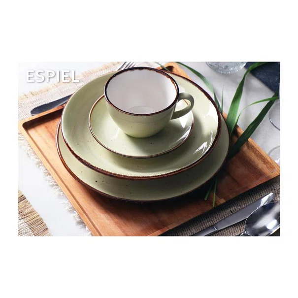 Πιάτο Φαγητού Ρηχό (Φ24.5) Espiel Terra Green TLH102K6
