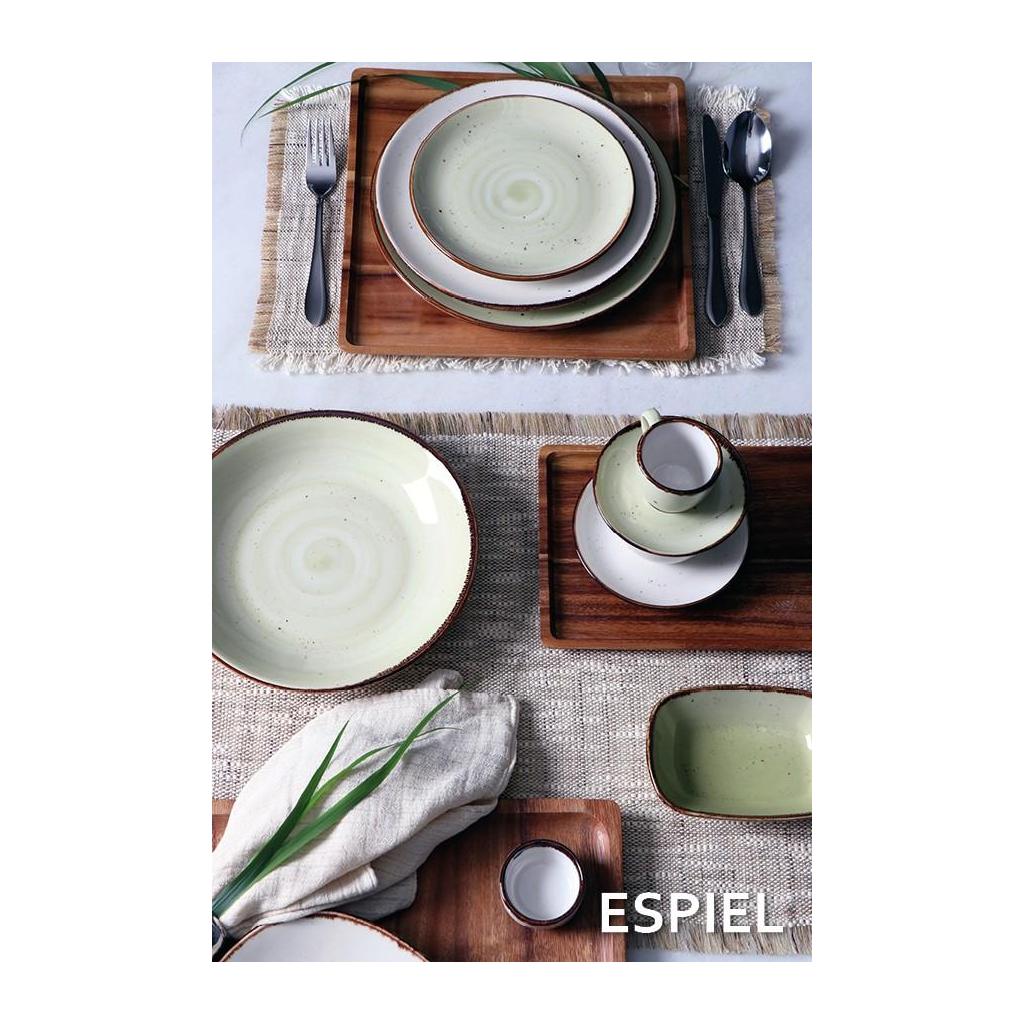 Πιάτο Φαγητού Ρηχό (Φ24 5) Espiel Terra Green Tlh102K6 Είδη Σερβιρίσματος Πιάτα & Σερβίτσια Ρηχά Spitishop