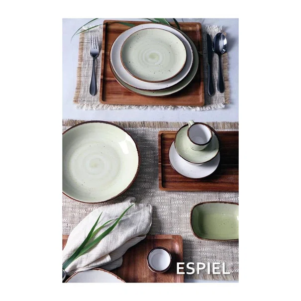 Πιάτο Φαγητού Ρηχό (Φ24.5) Espiel Terra Green TLH102K6