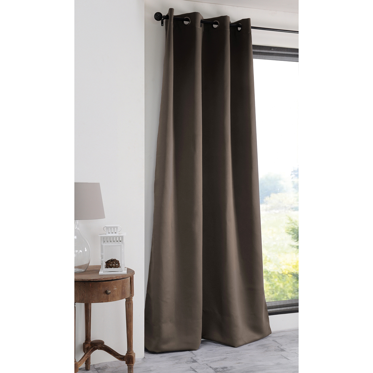 Κουρτίνα (135x250) Με Τρουκς S-F Notte Taupe R61840004