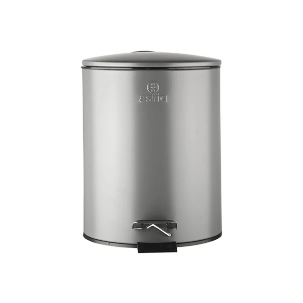 Κάδος Απορριμμάτων Μπάνιου (Φ20x28) Homely 5lt Classic Grey Matt 02-3753