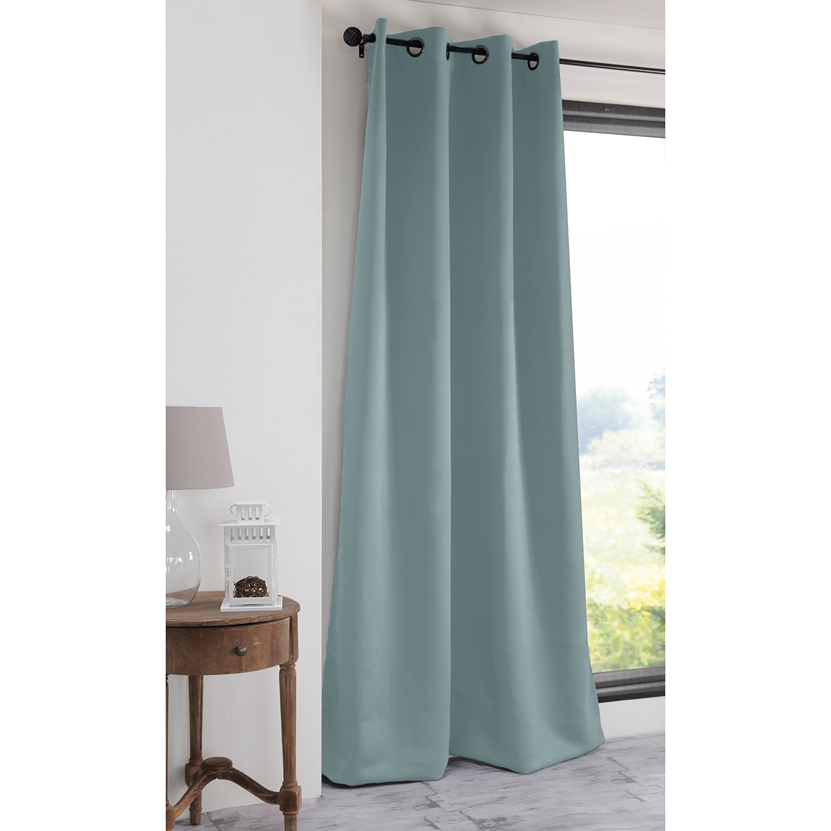 Κουρτίνα (135x250) Με Τρουκς S-F Notte Jade R61840025
