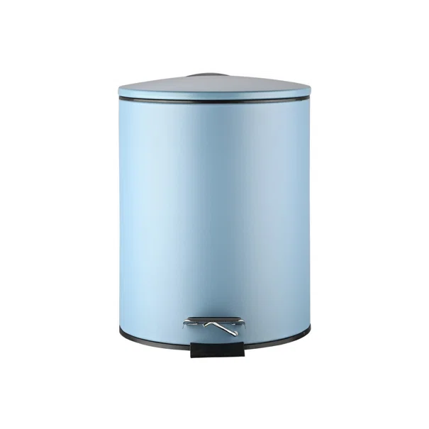 Κάδος Απορριμμάτων Μπάνιου (Φ20x28) Homely 5lt Classic Blue Matt 02-3777