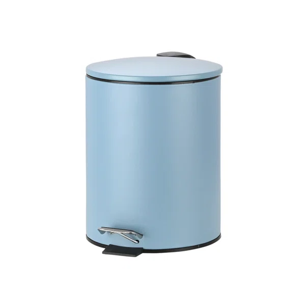 Κάδος Απορριμμάτων Μπάνιου (Φ20x28) Homely 5lt Classic Blue Matt 02-3777