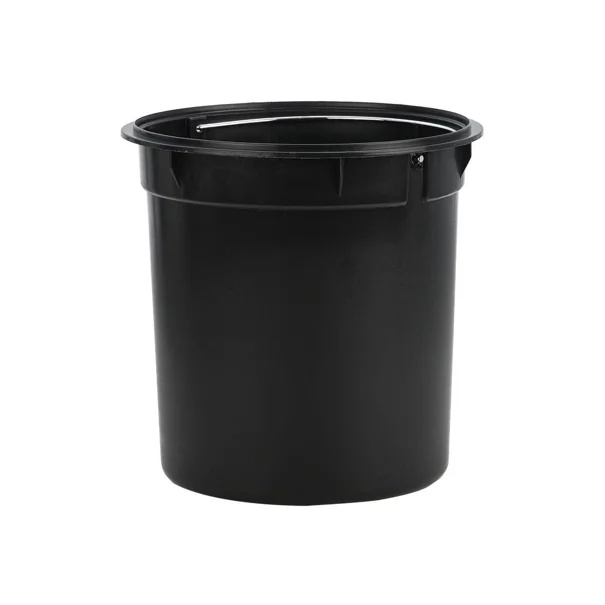 Κάδος Απορριμμάτων Μπάνιου (Φ20x28) Homely 5lt Classic Black Matt 02-3791
