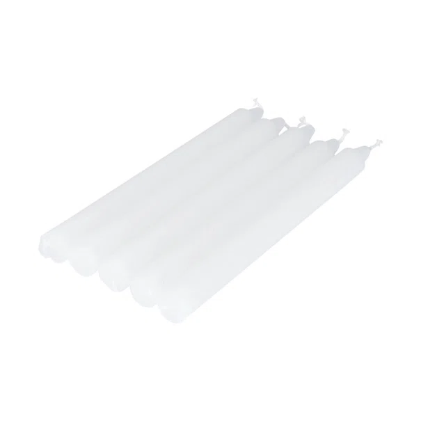Κεριά Για Κηροπήγιο 20εκ. (Σετ 5τμχ) L-C Essentiel Blanc 6BGT101BC