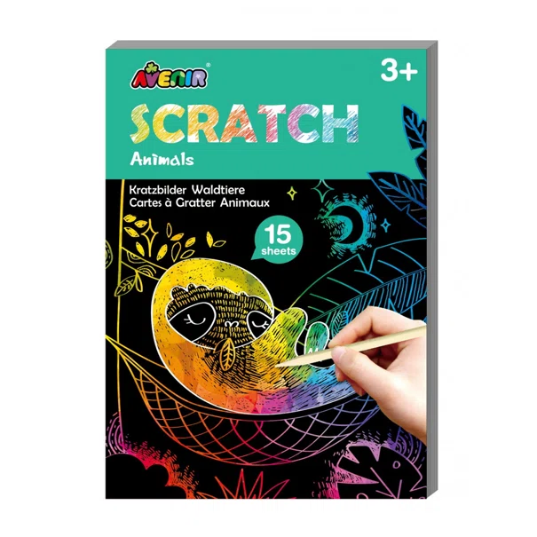 Ζωγραφική Scratch Avenir Forest Animals