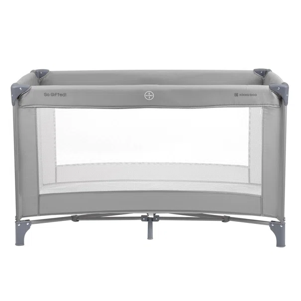 Παρκοκρέβατο (6+ Μηνών/Έως 15kg) Kikka Boo So Gifted Grey 2023