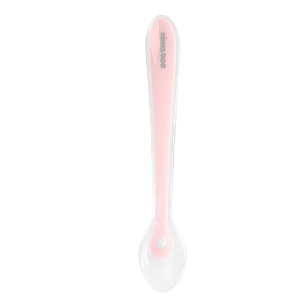 Κουτάλια Φαγητού (Σετ 2τμχ) Σε Θήκη Kikka Boo Pink