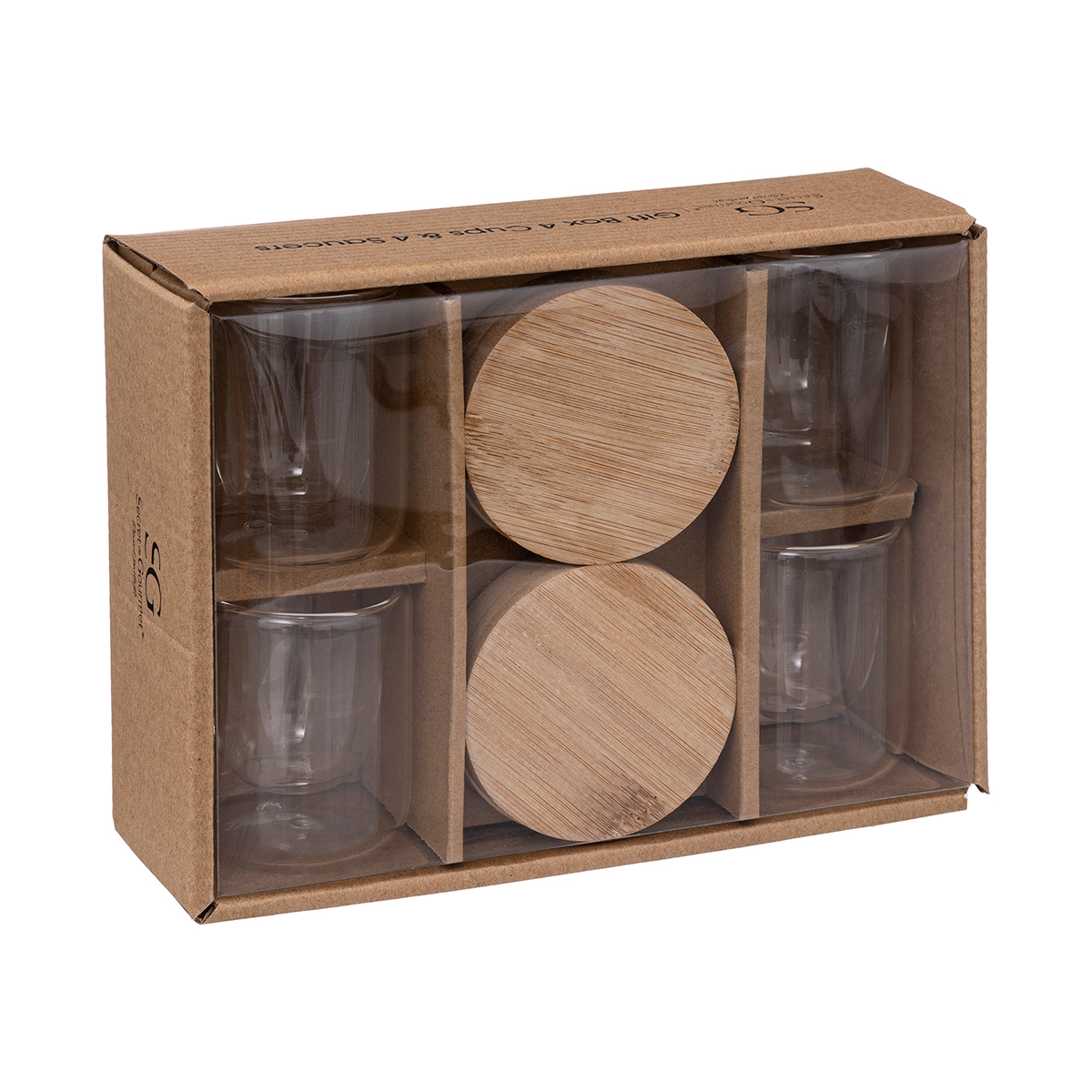 Φλυτζάνια Espresso 80Ml + Σουβέρ (Σετ 8Τμχ) S-D Clea 176954 Είδη Σερβιρίσματος Κούπες & Καφέ Τσαγιού Φλιτζάνια Spitishop