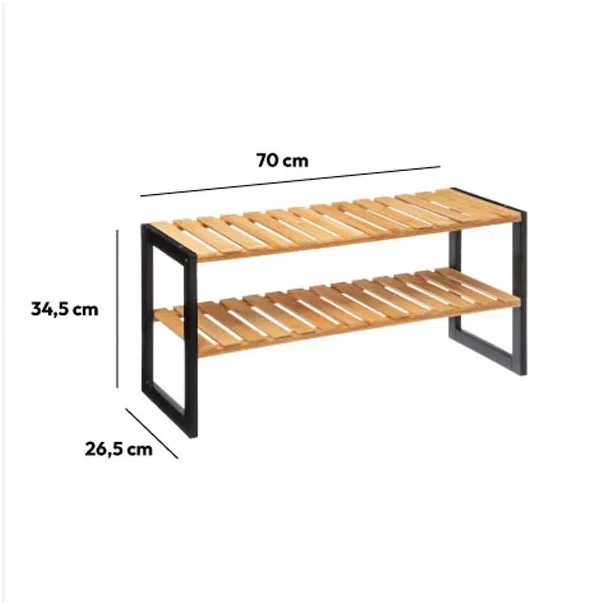 Παπουτσοθήκη 6 Θέσεων (70x26x34.5) F-V Bamboo 167879
