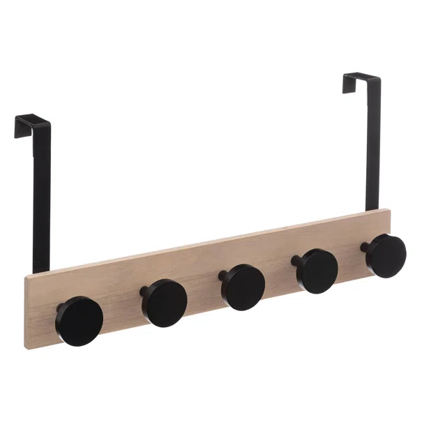 Κρεμάστρα Πόρτας 5 Θέσεων (50x11x24) F-V Hooks Black 181346