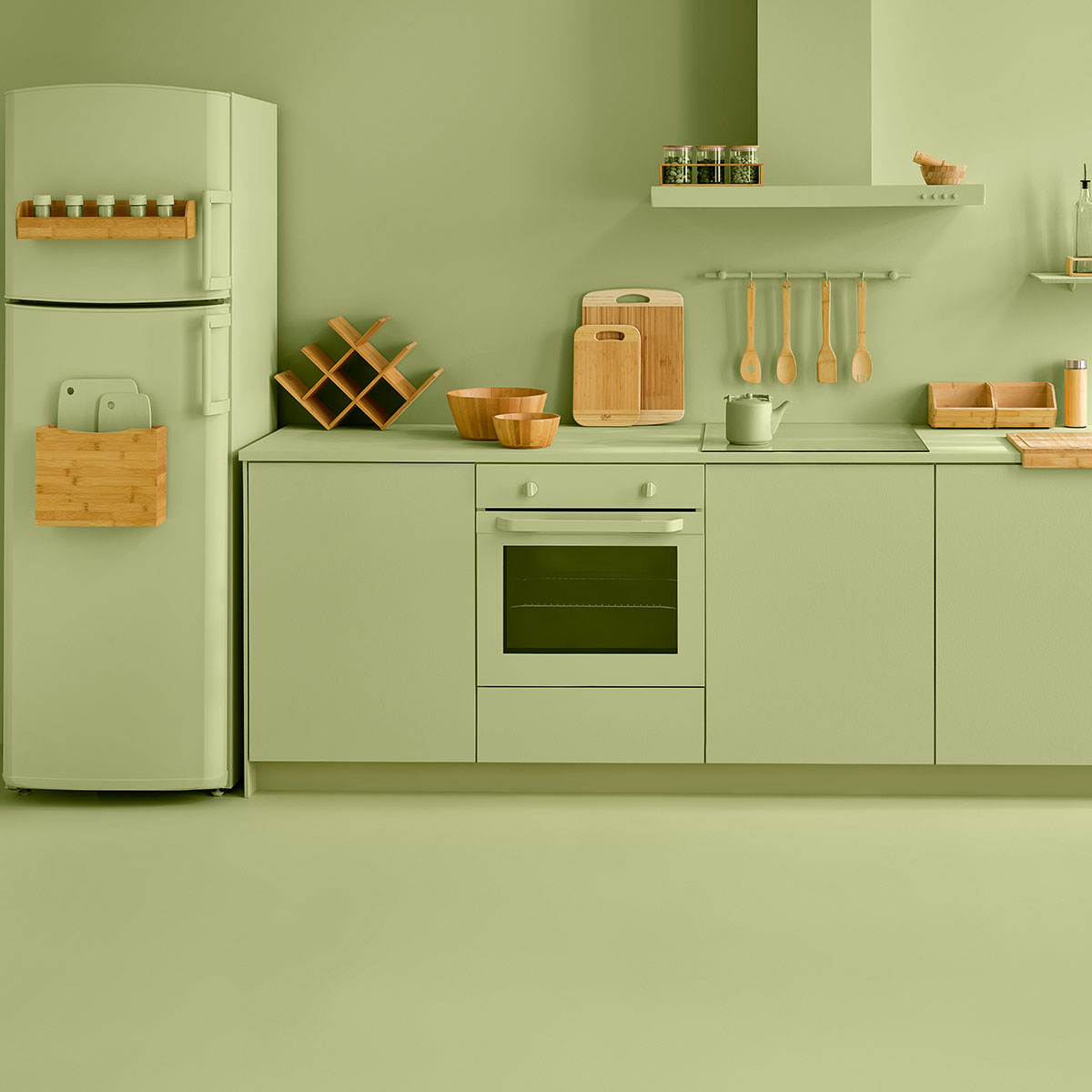 Μπουκαλοθήκη 8 Θέσεων (46 5X16 5X32) F-V Bamboo 167706 Διακόσμηση Μπουκαλοθήκες Spitishop