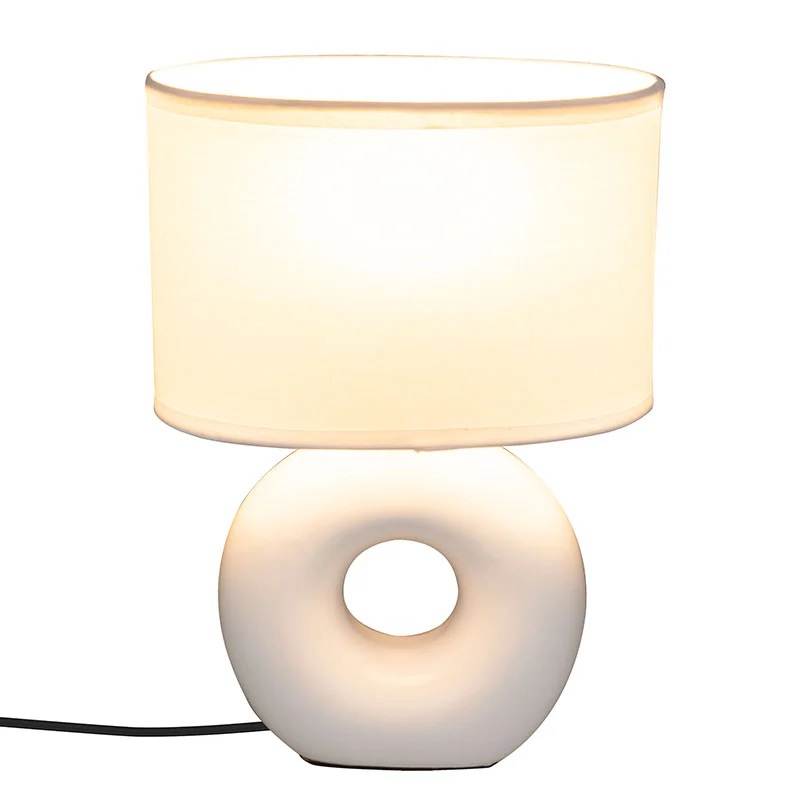 Πορτατίφ A-S Baru White 121511E Φωτιστικά Επιτραπέζια Spitishop