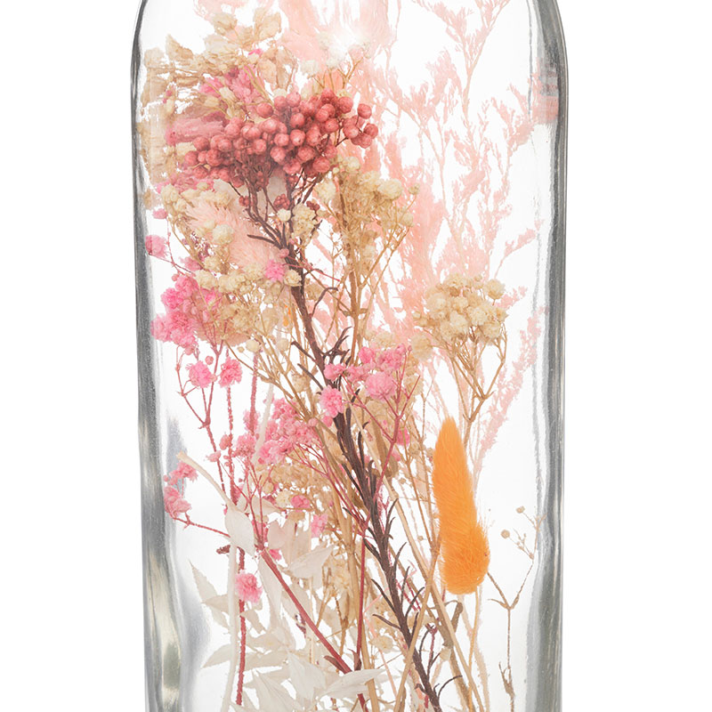Διακοσμητικό Μπουκάλι (Φ11.7x46.6) A-S Dried Flower Pink 193806