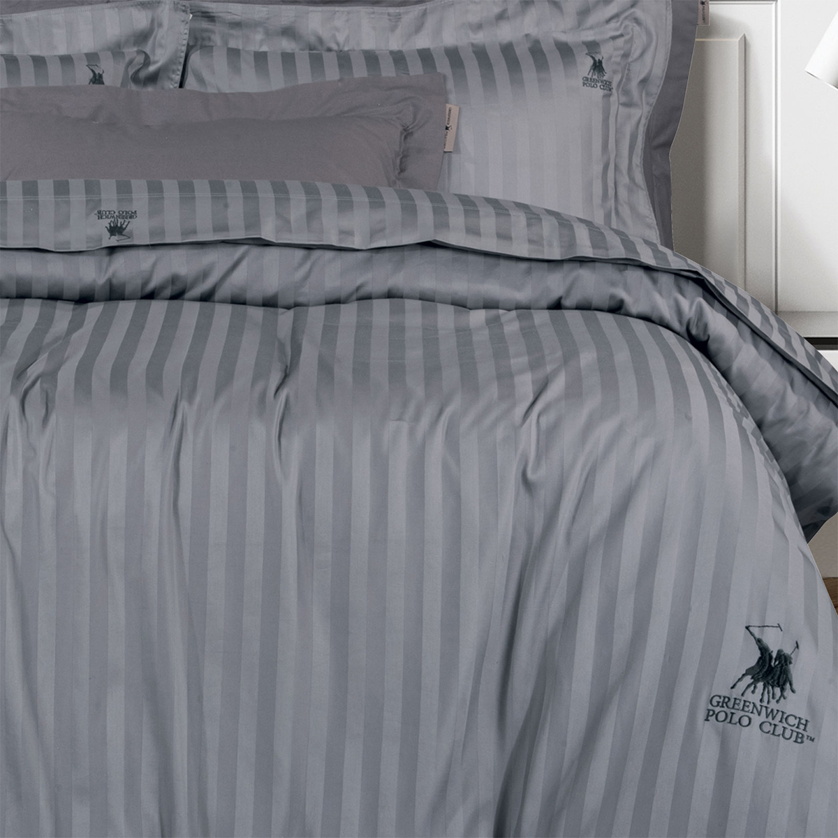 Σεντόνια King Size (Σετ) Greenwich Polo Club Premium 2152 Anthracite