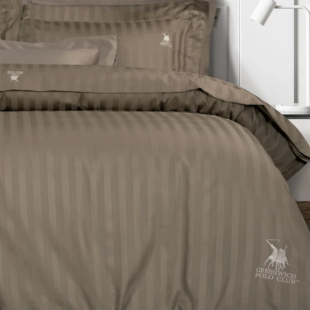 Παπλωματοθήκη Υπέρδιπλη (Σετ 220x240) Greenwich Polo Club Premium 2156 Chaki