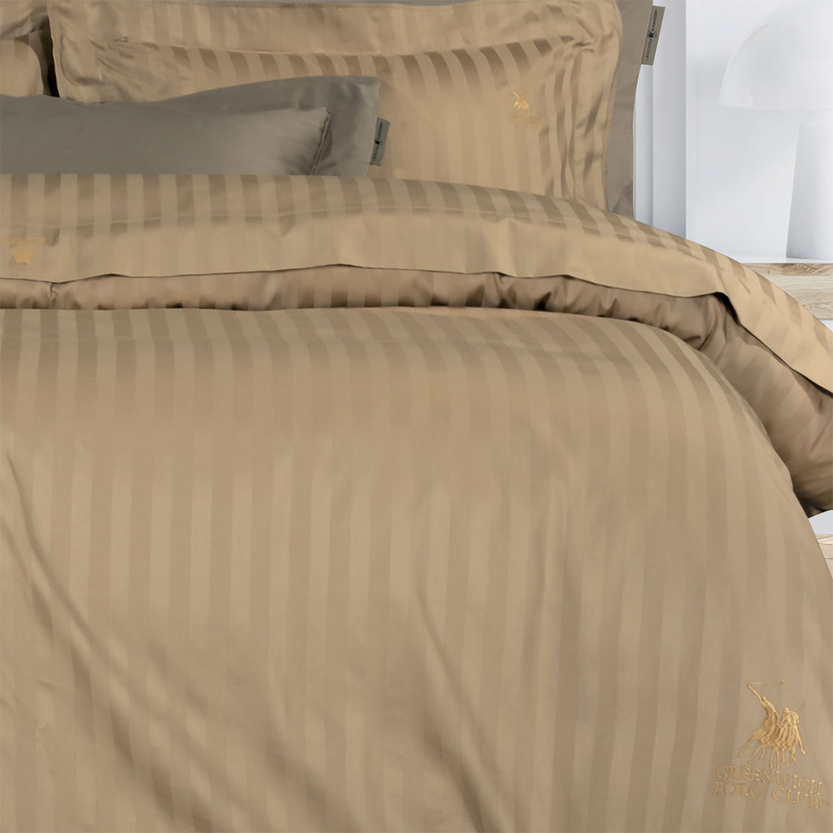 Σεντόνια Υπέρδιπλα (Σετ) Greenwich Polo Club Premium 2153 Gold