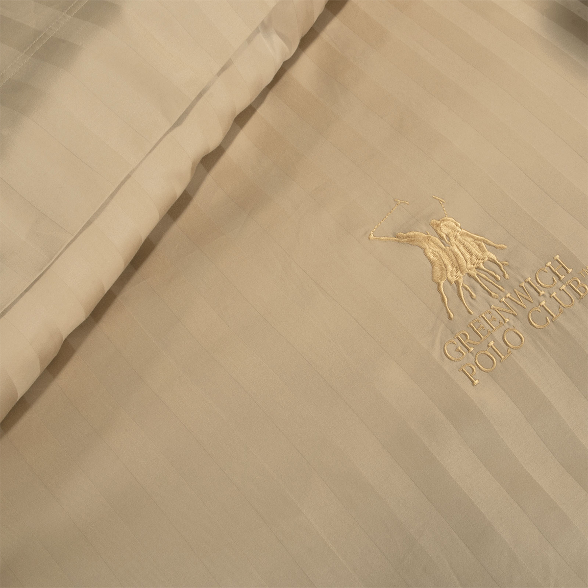 Σεντόνια Υπέρδιπλα (Σετ) Greenwich Polo Club Premium 2153 Gold Λευκά Είδη Κρεβατοκάμαρας Σετ Spitishop