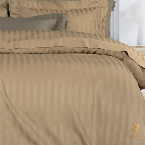Παπλωματοθήκη Υπέρδιπλη (Σετ 220x240) Greenwich Polo Club Premium 2153 Gold