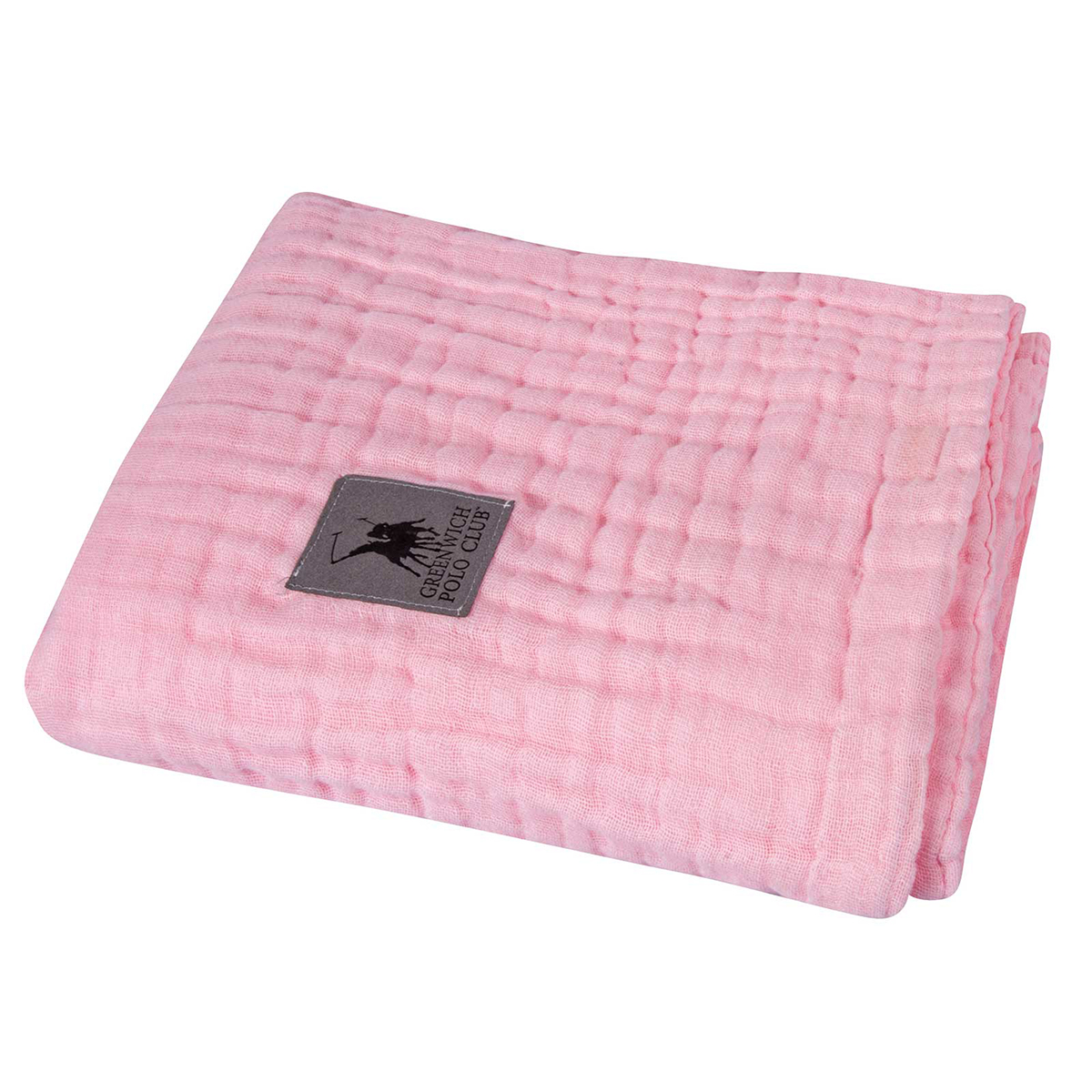 Κουβέρτα Μουσελίνα Αγκαλιάς (80X105) Greenwich Polo Club Baby 2994 Pink Βρεφικά Προίκα Μωρού Κουβέρτες Βρεφικές Καλοκαιρινές Spitishop