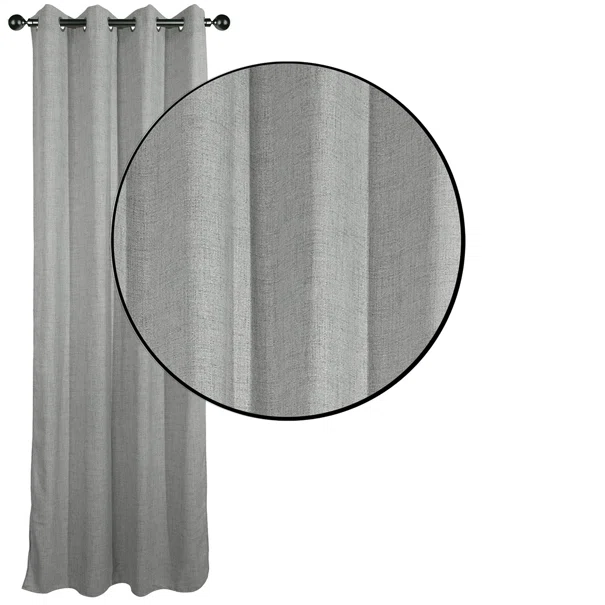 Κουρτίνα (140x270) Με Τρουκς Das Home 2237 L.Gray