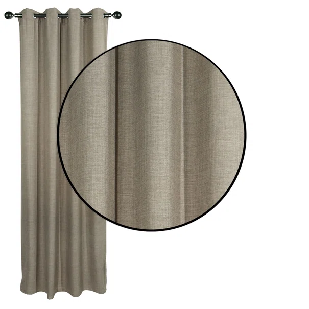 Κουρτίνα (140x270) Με Τρουκς Das Home 2243 Brown