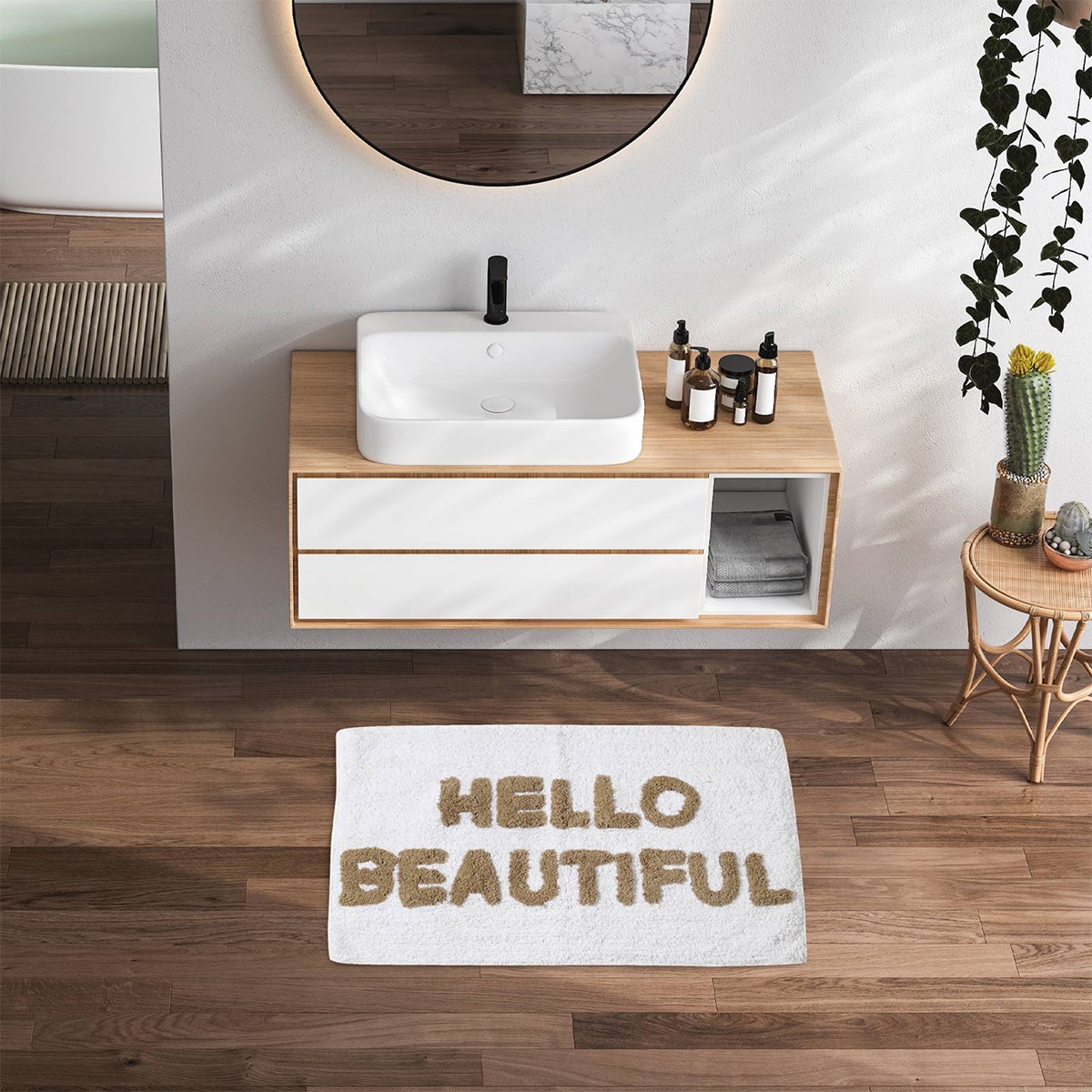 Πατάκι Μπάνιου (50X80) Das Home Bathmats 0674 Μπάνιο Πατάκια Παραλληλόγραμμα Spitishop