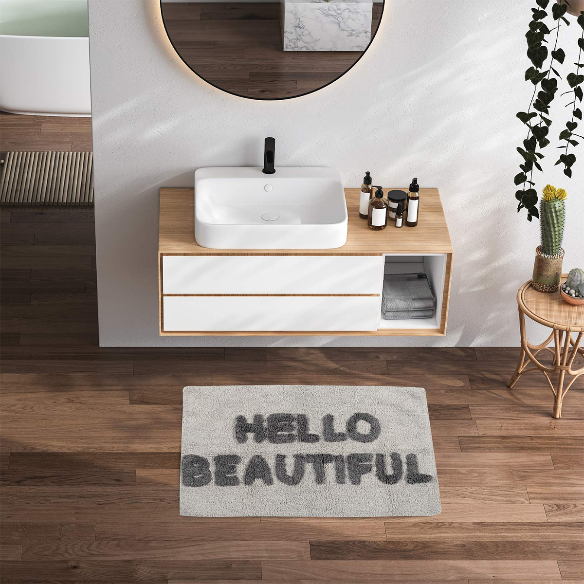 Πατάκι Μπάνιου (50X80) Das Home Bathmats 0673 Μπάνιο Πατάκια Παραλληλόγραμμα Spitishop