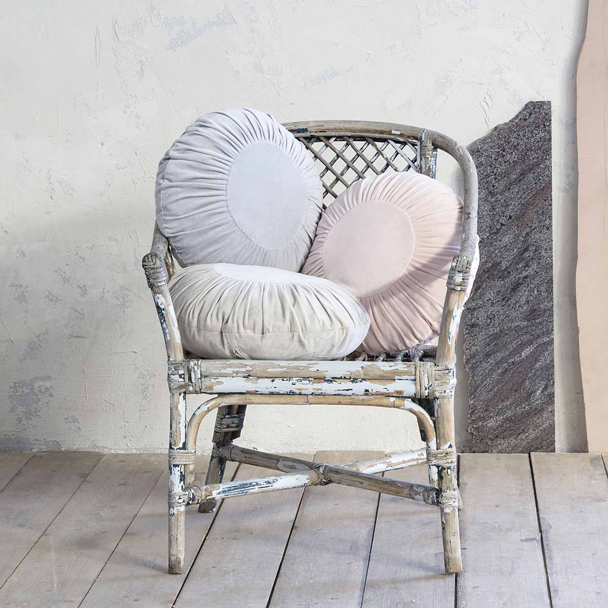 Διακοσμητικό Μαξιλάρι Βελουτέ (Φ45) Nima Pillows Velluto Salmon