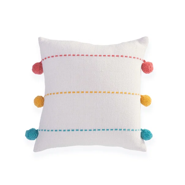 Διακοσμητικό Μαξιλάρι (35x35) Nef-Nef Homeware Line Coral/Yellow