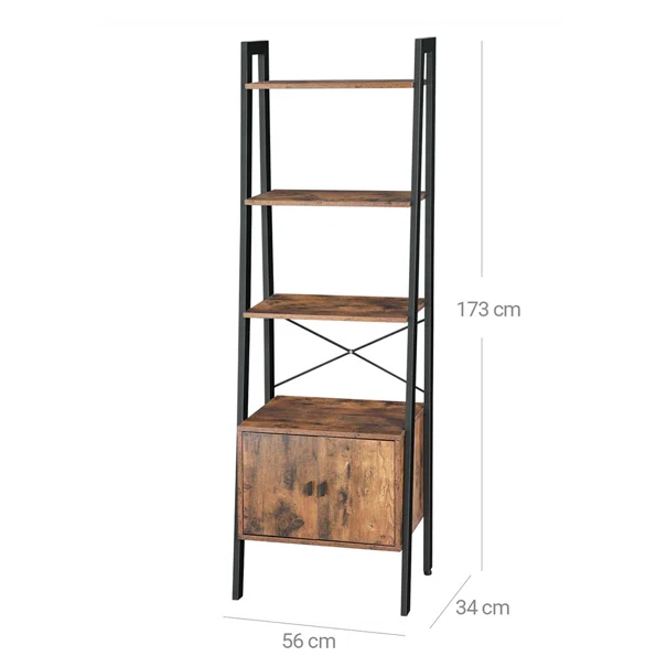 Ραφιέρα Δαπέδου 3 Θέσεων Με Ντουλάπι (56x34x173) Vasagle LLS47BX