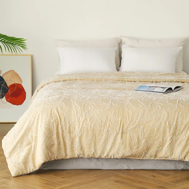 Κουβερλί Υπέρδιπλο (220x240) Melinen Kira Beige