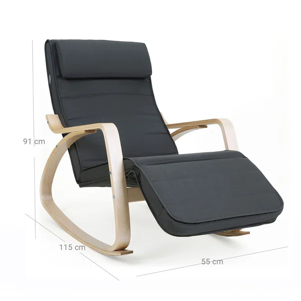 Κουνιστή Πολυθρόνα Relax (55x115x91) Songmics LYY010GZ03