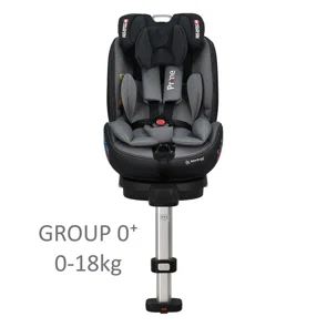 Κάθισμα Αυτοκινήτου ISOfix (0-7 Ετών/0-25kg) Bebe Stars Prime 360 Grey 915-186
