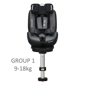 Κάθισμα Αυτοκινήτου ISOfix (0-7 Ετών/0-25kg) Bebe Stars Prime 360 Grey 915-186