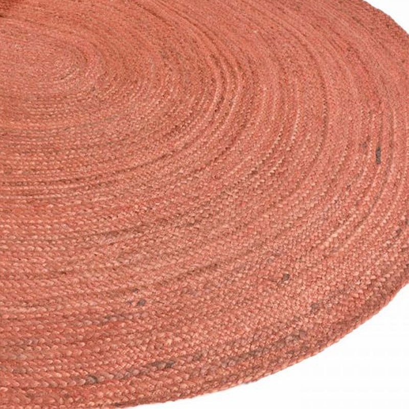 Οβάλ Χαλί Καλοκαιρινό (110X170) Polcarpet Jute Plain Coral Χαλιά Σαλονιού Spitishop