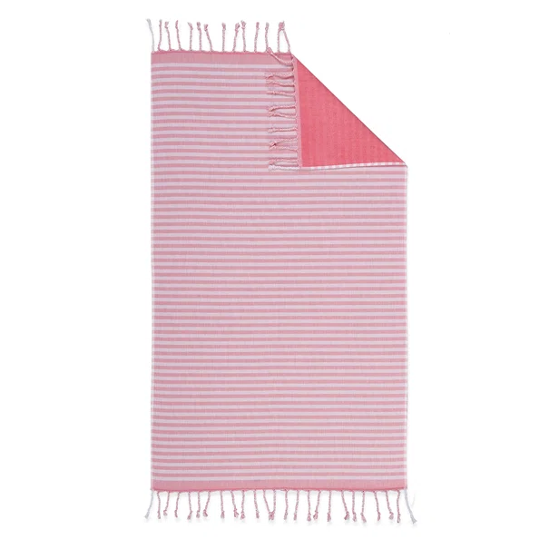 Παιδική Πετσέτα Θαλάσσης - Παρεό (70x120) Nef-Nef Homeware Sweet Line Coral