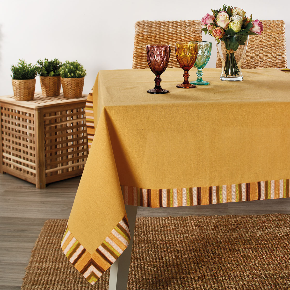 Τραπεζομάντηλο (180x220) Whitegg Z127-3 Beige