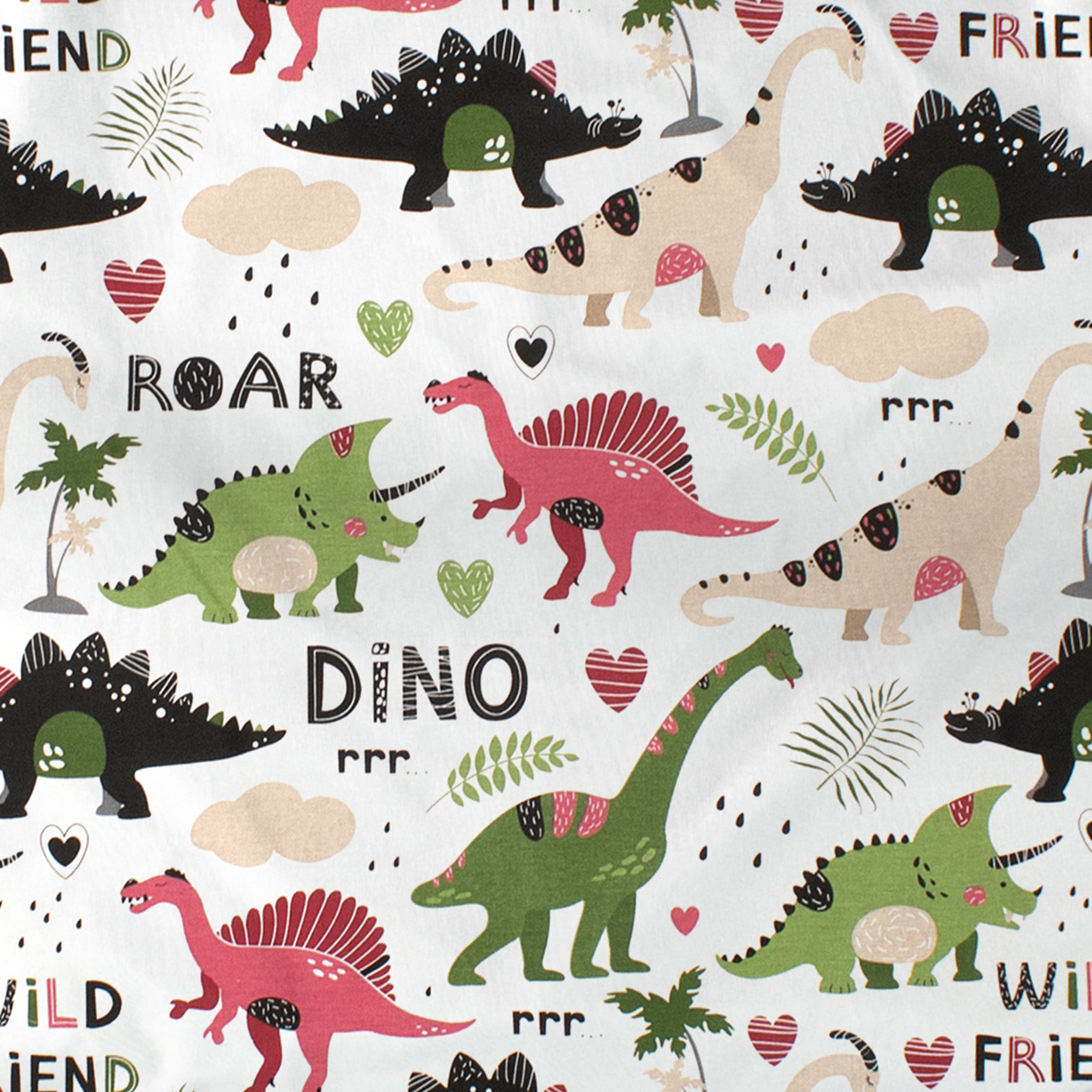 Πάνα Χασέ (80x80) Dimcol Dinosaur 518 Multi Colour