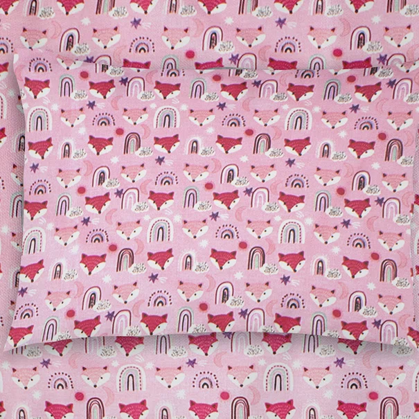 Βρεφική Μαξιλαροθήκη (35x45) Dimcol Fox 525 Pink